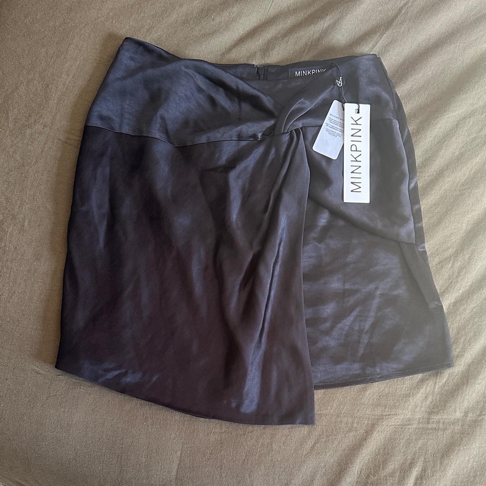 MINKPINK Ella Asymmetrical Mini Skirt